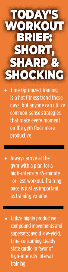 Tips for Time Optimized Training Sidebar